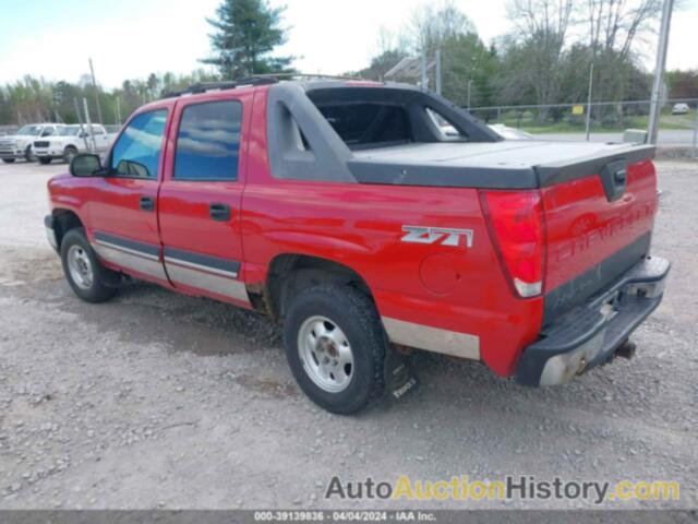 CHEVROLET AVALANCHE 1500, 3GNEK12T54G296042