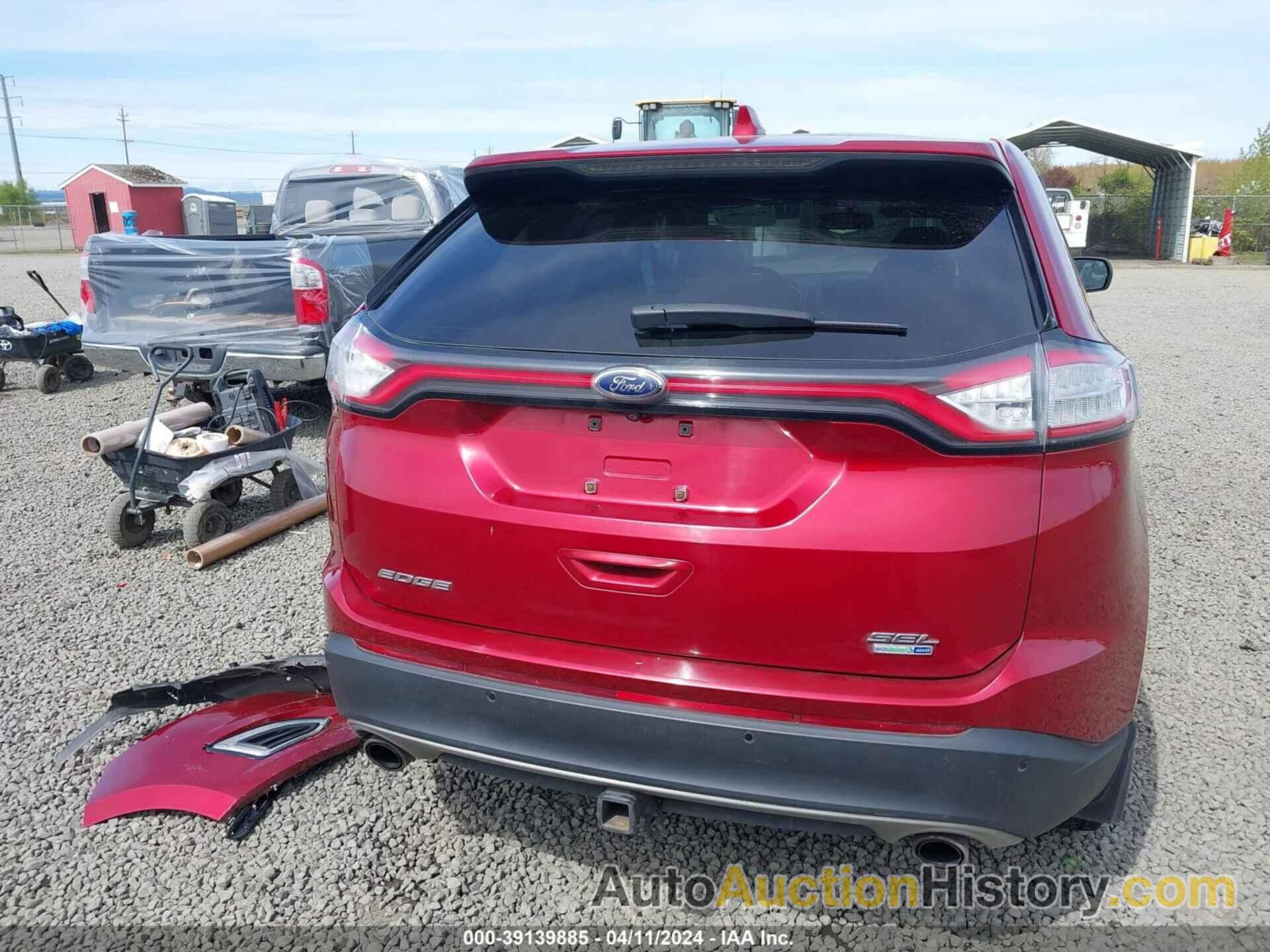 FORD EDGE SEL, 2FMPK4J90GBB45458