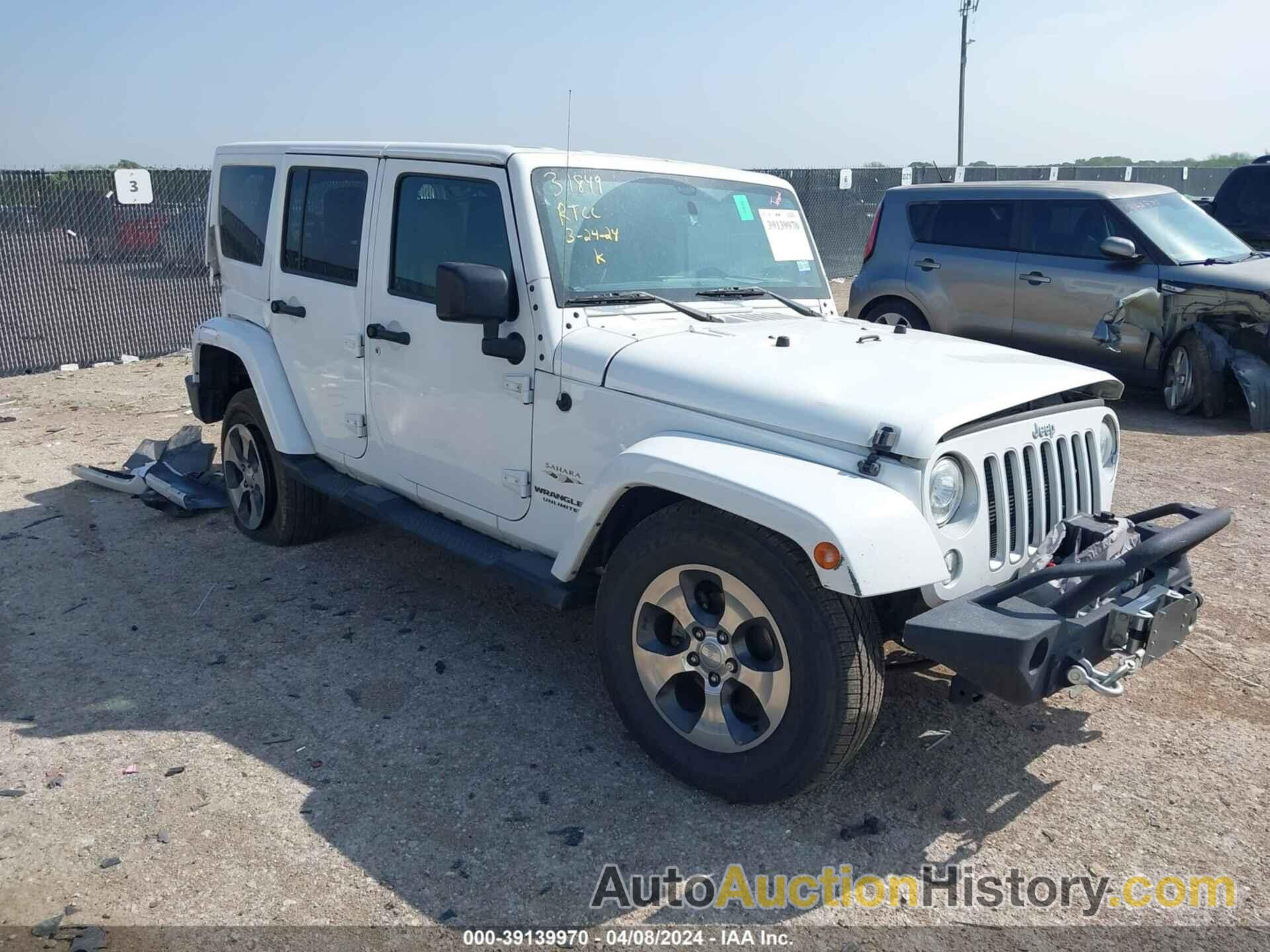 JEEP WRANGLER UNLIMITED SAHARA 4X4, 1C4BJWEG7HL705435