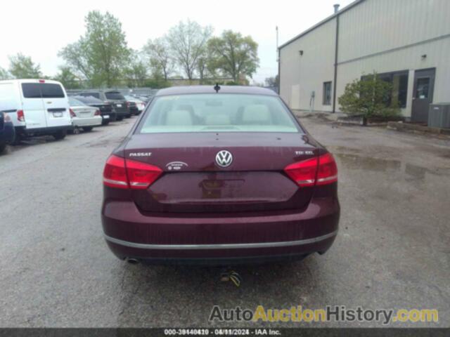 VOLKSWAGEN PASSAT 2.0L TDI SEL PREMIUM, 1VWCN7A35CC110462