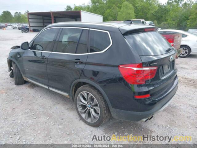 BMW X3 SDRIVE28I, 5UXWZ7C51F0M82940