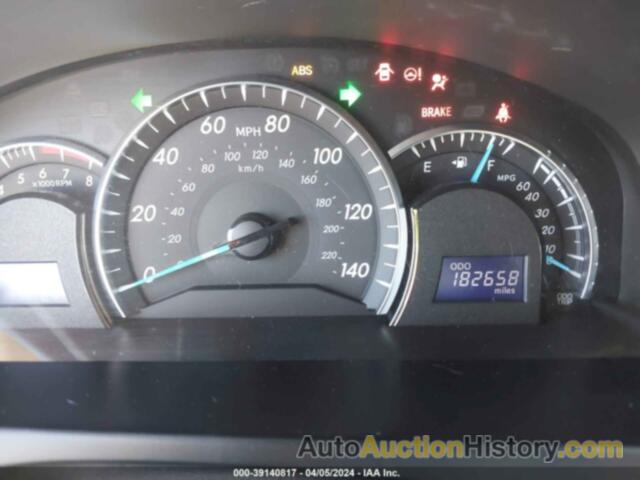 TOYOTA CAMRY XLE, 4T4BF1FK5CR260611