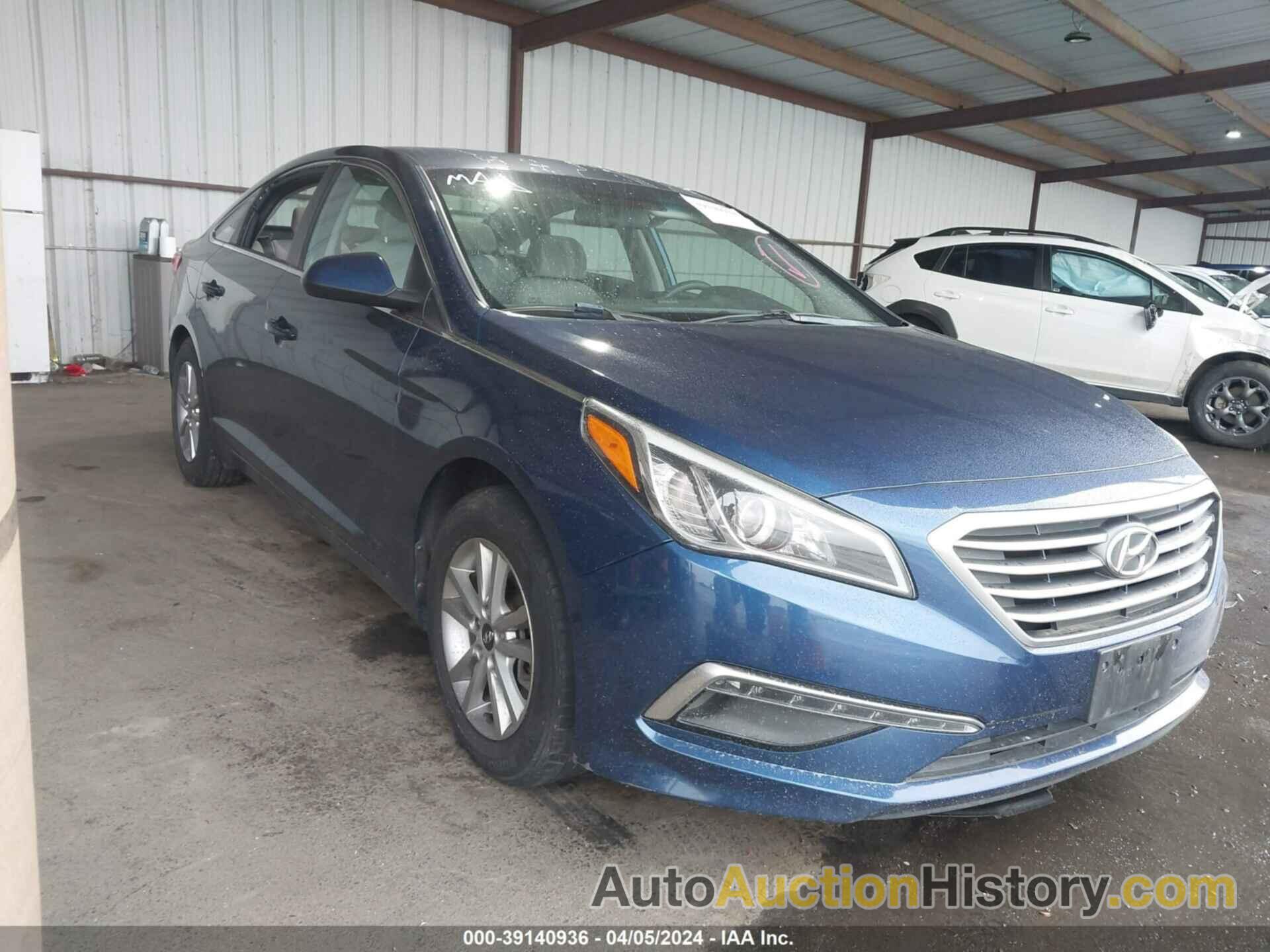 HYUNDAI SONATA SE, 5NPE24AFXFH183042