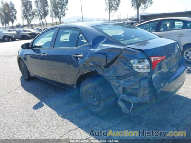 TOYOTA COROLLA LE, 2T1BURHE2KC161783