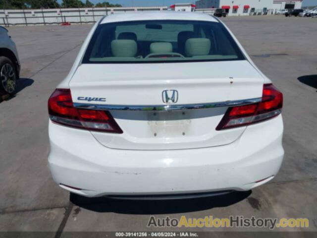 HONDA CIVIC LX, 2HGFB2F52DH599909