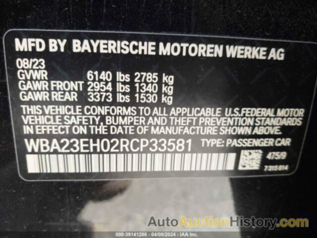 BMW 740 I, WBA23EH02RCP33581