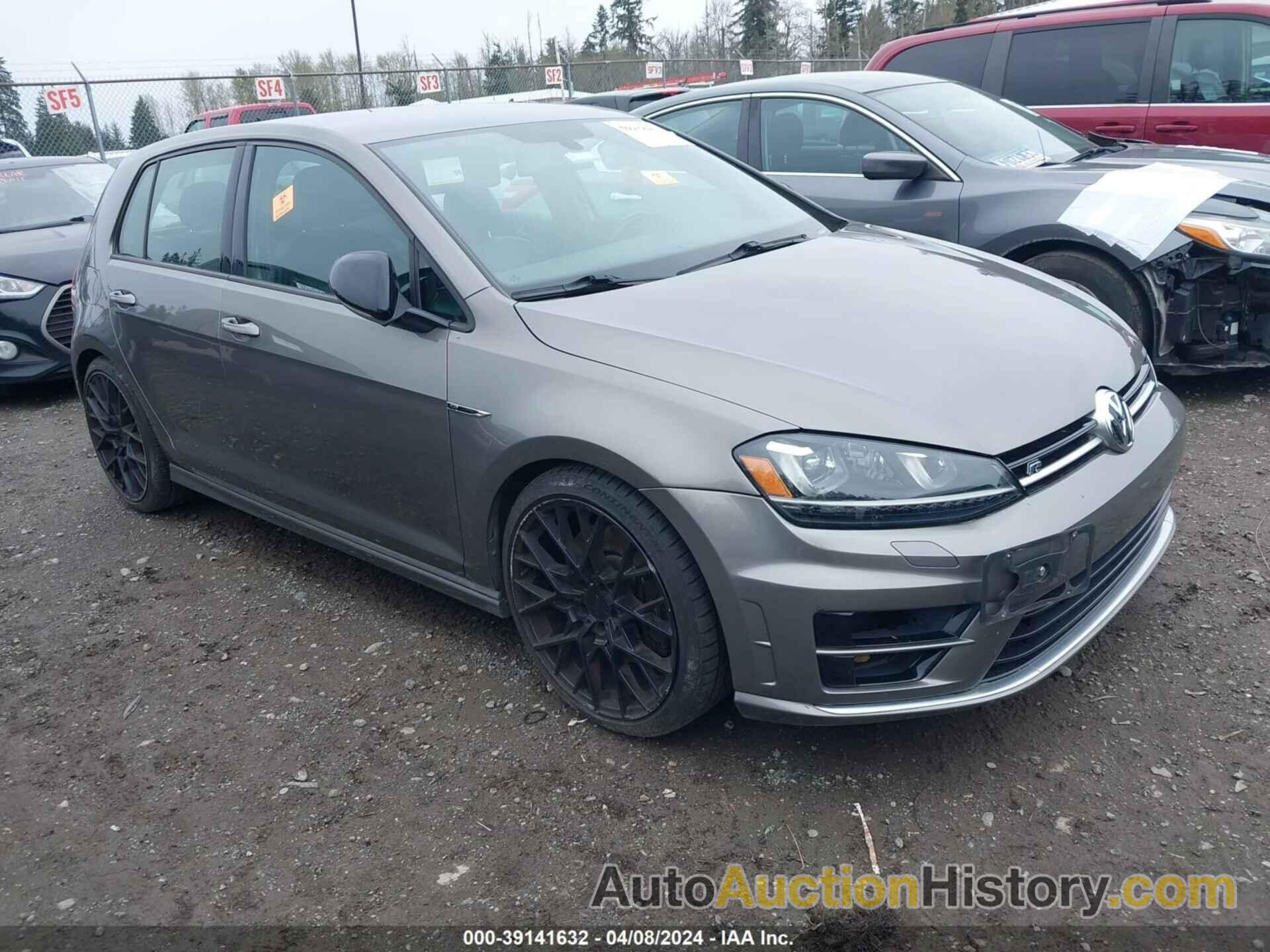 VOLKSWAGEN GOLF R 4-DOOR, WVWUF7AU8GW028842