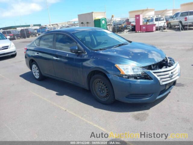 NISSAN SENTRA S, 3N1AB7AP9EL627425