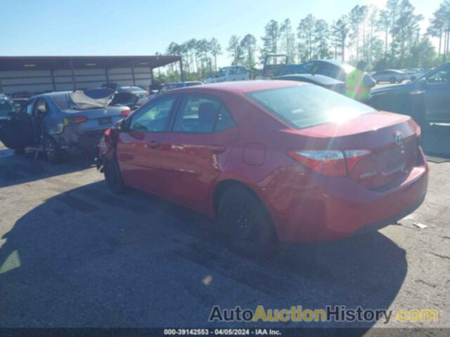 TOYOTA COROLLA LE, 2T1BURHE2FC314488