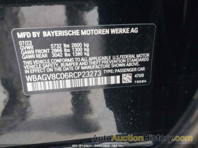 BMW M850I GTAN COUPE XDRIVE, WBAGV8C06RCP23273