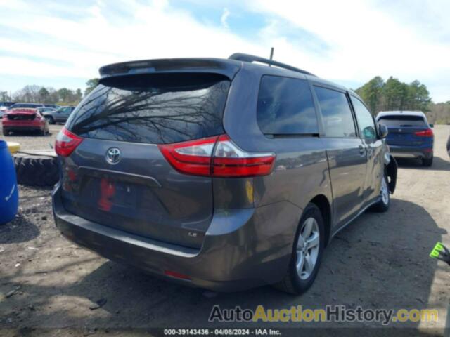 TOYOTA SIENNA LE 8 PASSENGER, 5TDKK3DC7GS722940