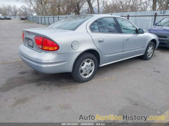 OLDSMOBILE ALERO GL2, 1G3NL52T7YC374617