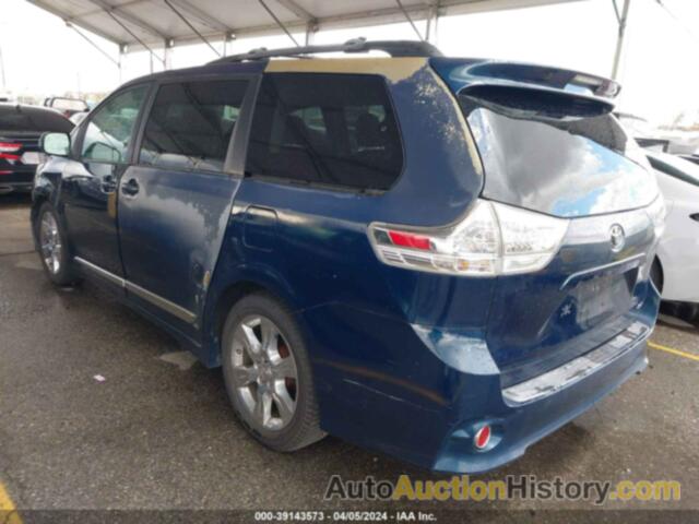 TOYOTA SIENNA SE 8 PASSENGER, 5TDXK3DC7CS259083