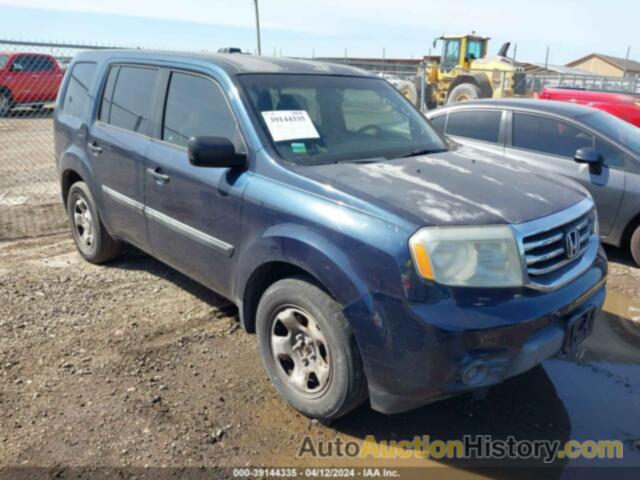 HONDA PILOT LX, 5FNYF3H26CB035009