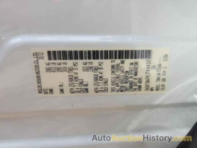 NISSAN ROGUE SV, 5N1BT3BA7PC744450