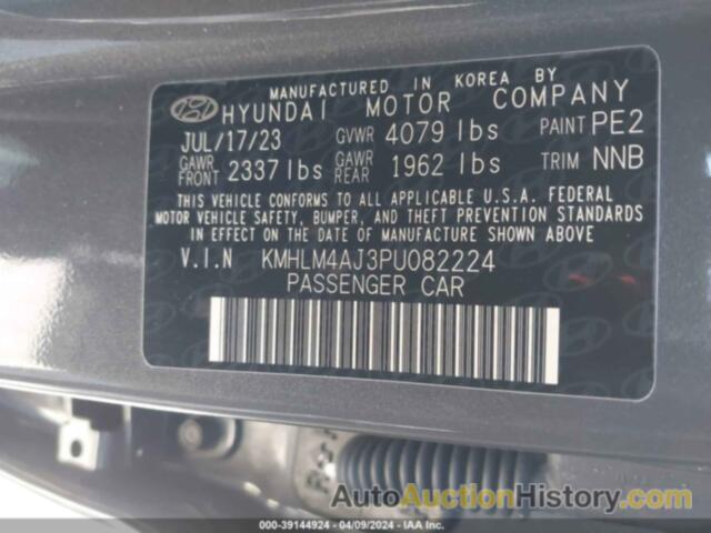 HYUNDAI ELANTRA HYBRID BLUE, KMHLM4AJ3PU082224