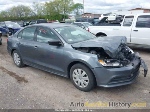 VOLKSWAGEN JETTA 2.0L S, 3VW2K7AJ8FM418604