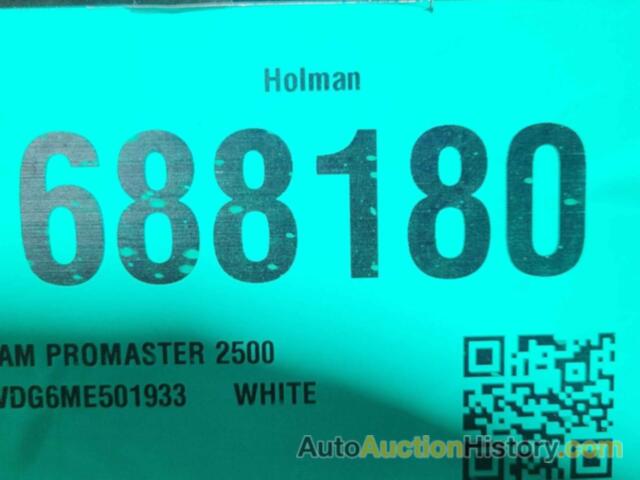 RAM PROMASTER 2500 HIGH ROOF 159 WB, 3C6ERVDG6ME501933