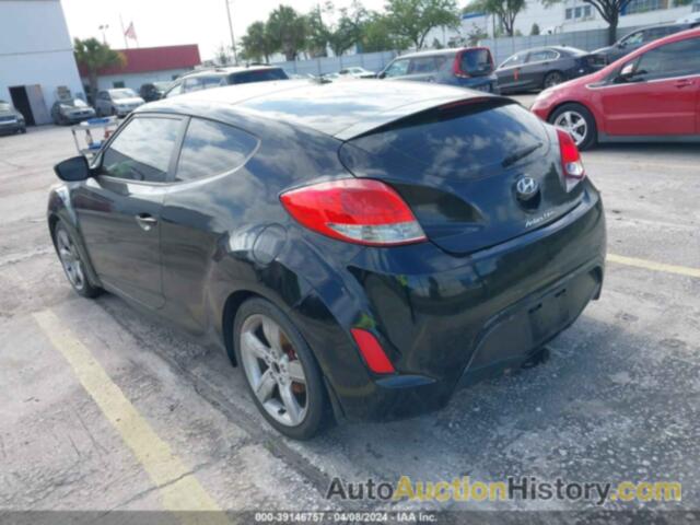 HYUNDAI VELOSTER BASE W/BLACK, KMHTC6AD9DU091837