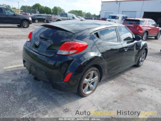 HYUNDAI VELOSTER BASE W/BLACK, KMHTC6AD9DU091837