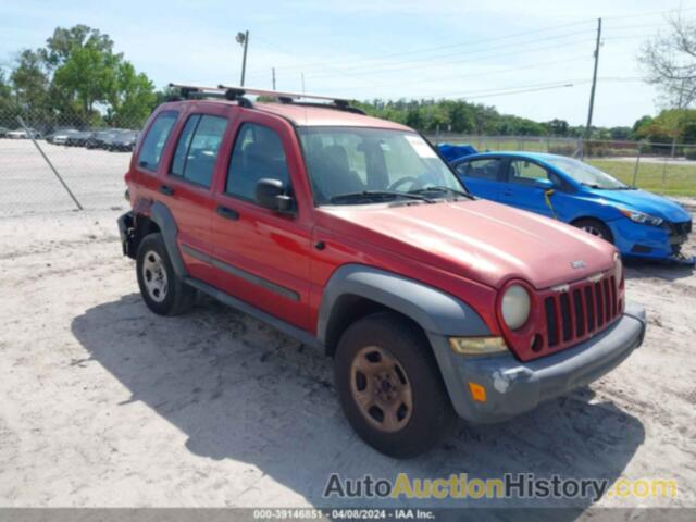 JEEP LIBERTY SPORT, 1J4GK48K47W688821