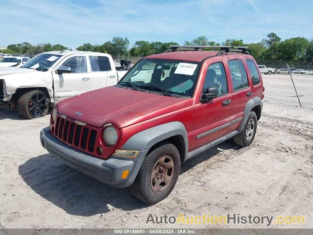 JEEP LIBERTY SPORT, 1J4GK48K47W688821