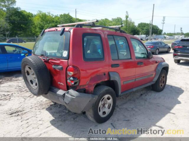 JEEP LIBERTY SPORT, 1J4GK48K47W688821