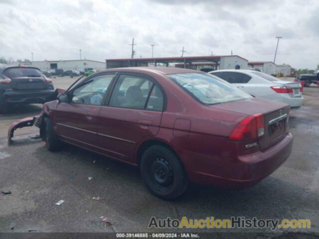 HONDA CIVIC EX, 2HGES26873H526457