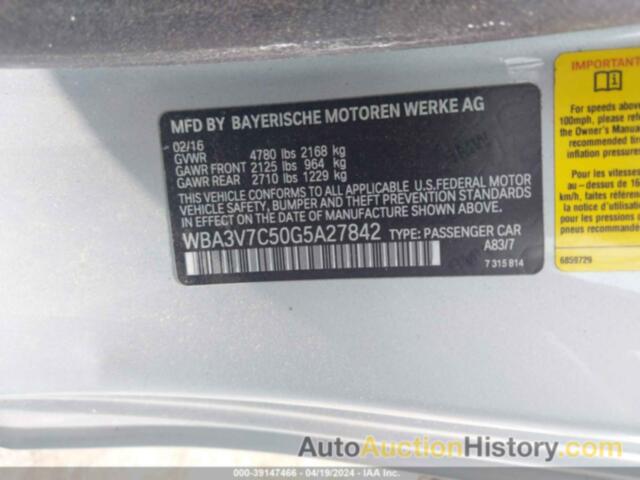 BMW 428 I SULEV, WBA3V7C50G5A27842