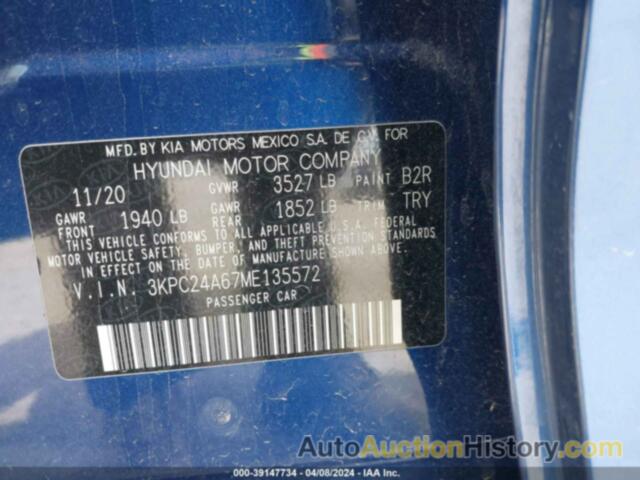 HYUNDAI ACCENT SE, 3KPC24A67ME135572