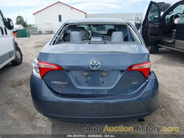 TOYOTA COROLLA LE, 2T1BURHE3JC054398