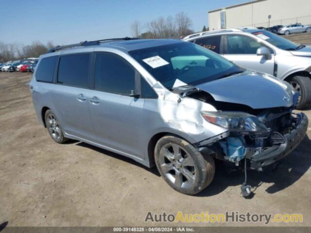 TOYOTA SIENNA SE 8 PASSENGER, 5TDXK3DC6ES502773