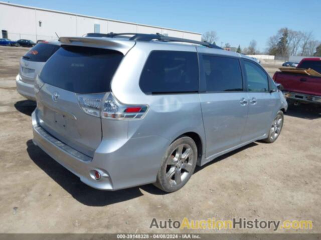 TOYOTA SIENNA SE 8 PASSENGER, 5TDXK3DC6ES502773