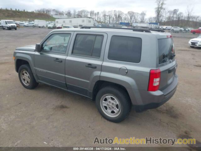 JEEP PATRIOT SPORT, 1C4NJPBA6CD616655