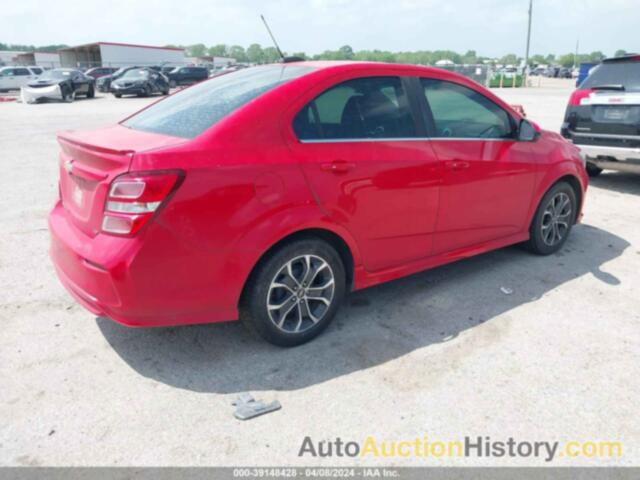 CHEVROLET SONIC LT AUTO, 1G1JD5SH0H4120547