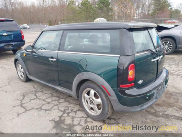 MINI COOPER CLUBMAN, WMWML33549TX33033