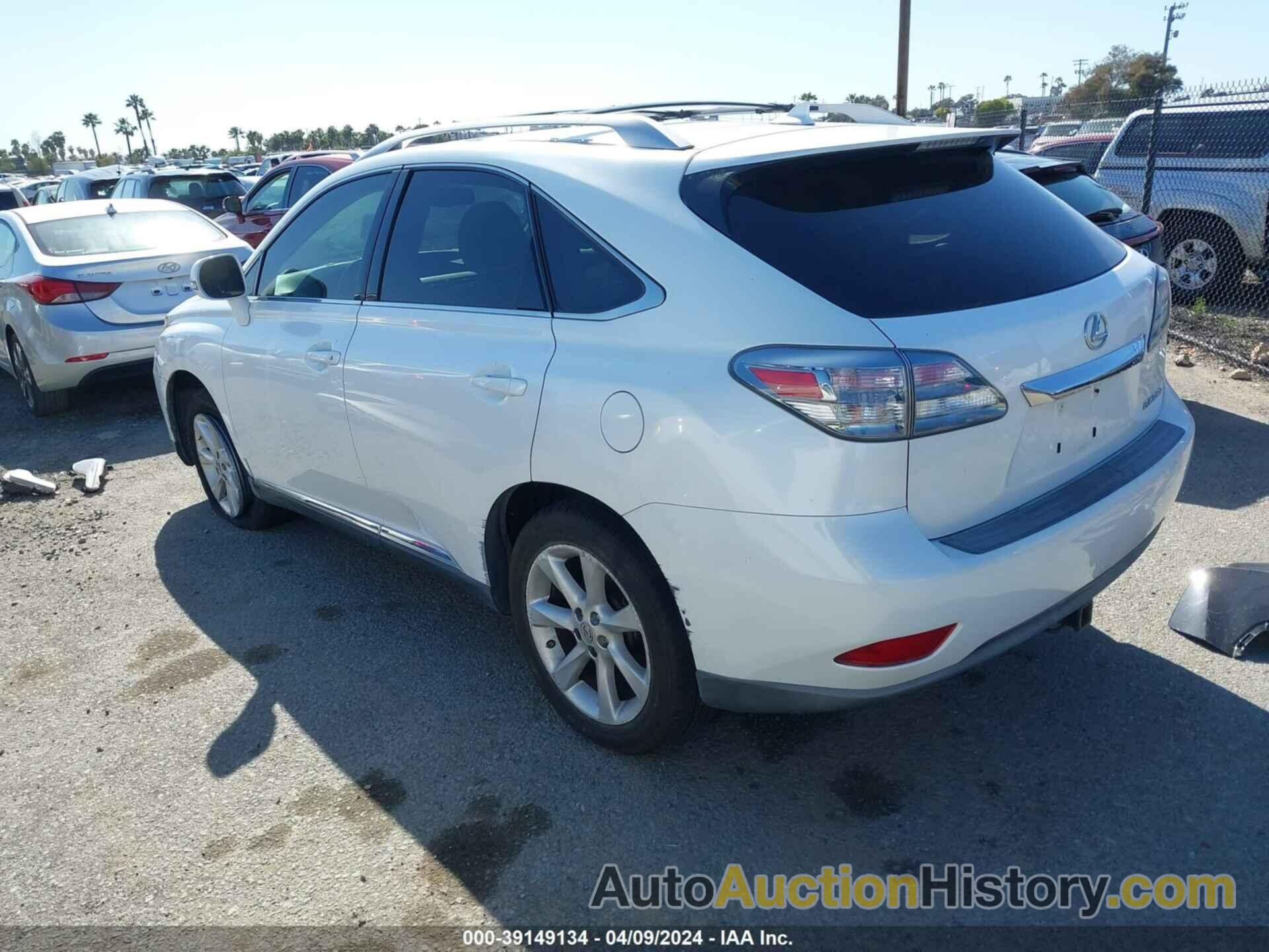 LEXUS RX 350, JTJBK1BA1C2441494