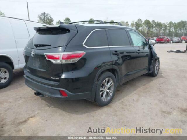 TOYOTA HIGHLANDER XLE V6, 5TDJKRFH7FS221097