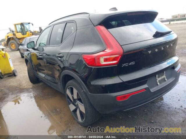 VOLVO XC40 RECHARGE PURE ELECTRIC TWIN ULTIMATE, YV4ED3UM9P2001944