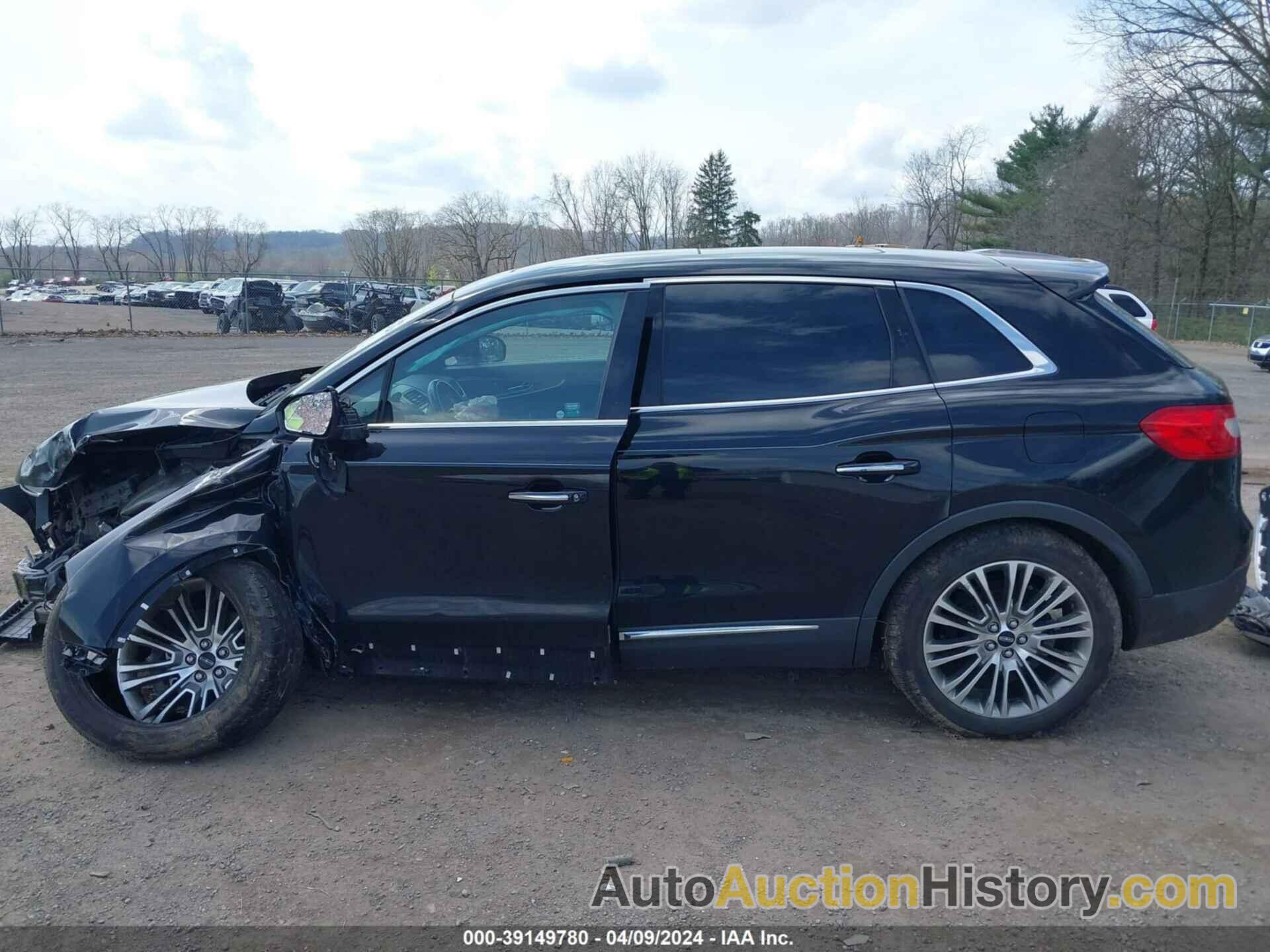 LINCOLN MKX RESERVE, 2LMPJ8LR2HBL53757