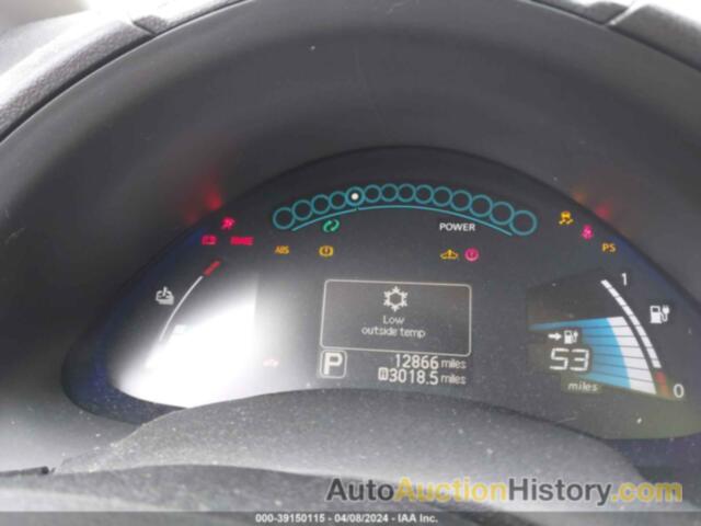 NISSAN LEAF S/SV/SL, 1N4BZ0CP3HC310862