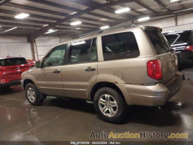 HONDA PILOT EX-L, 2HKYF185X5H512916