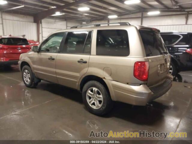 HONDA PILOT EX-L, 2HKYF185X5H512916