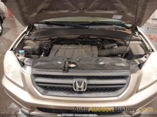 HONDA PILOT EX-L, 2HKYF185X5H512916