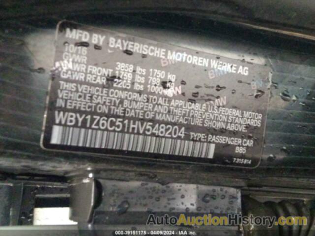 BMW I3 94 AH, WBY1Z6C51HV548204