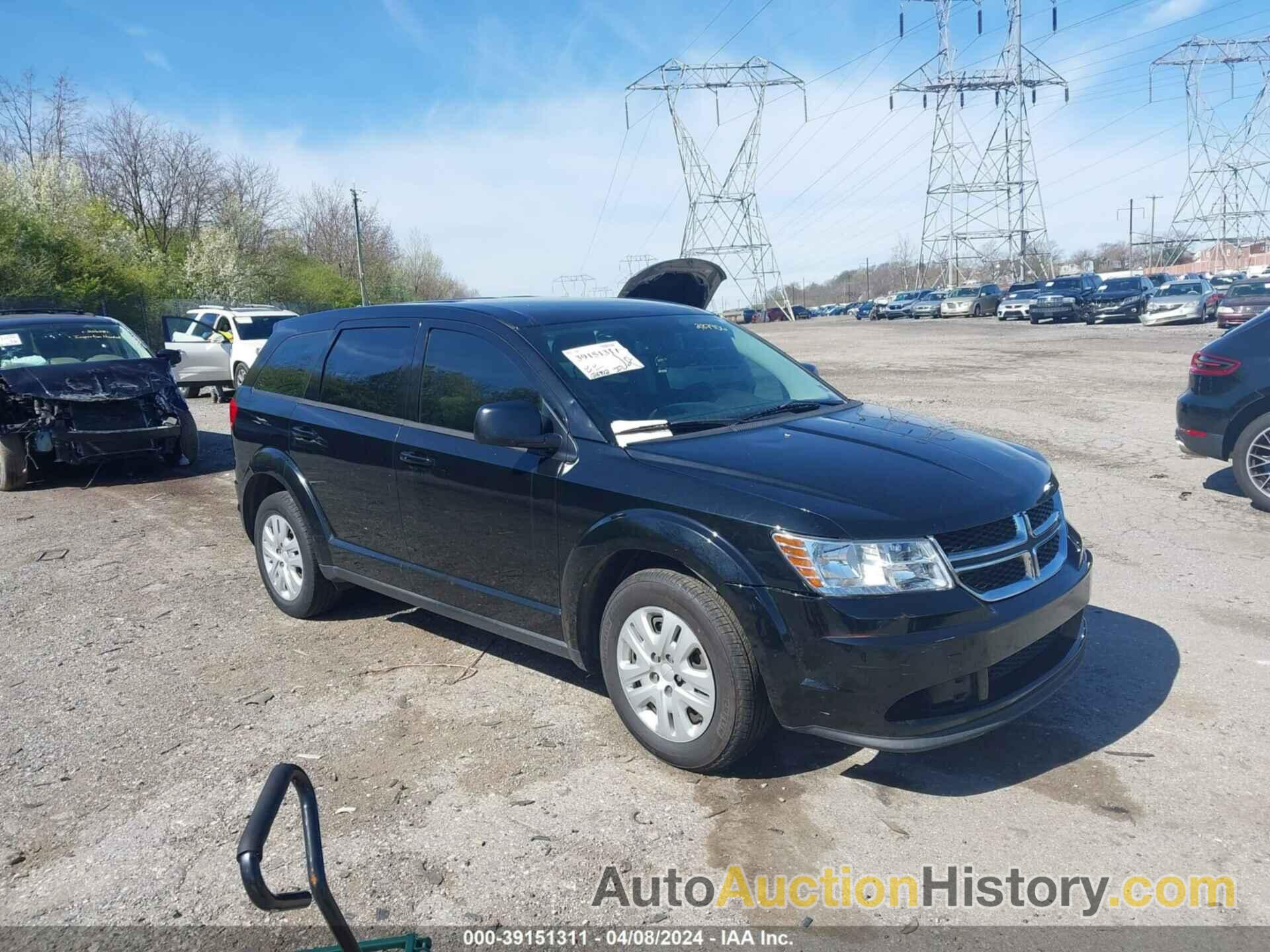 DODGE JOURNEY SE, 3C4PDCAB2ET287906