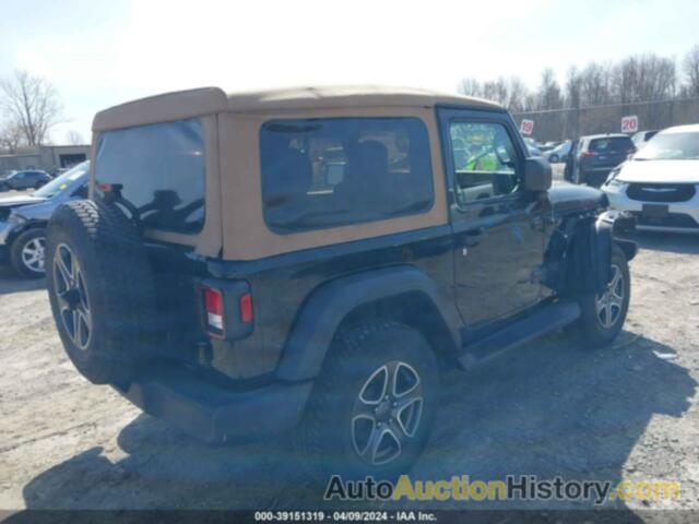 JEEP WRANGLER BLACK AND TAN EDITION, 1C4GJXAN0LW343584