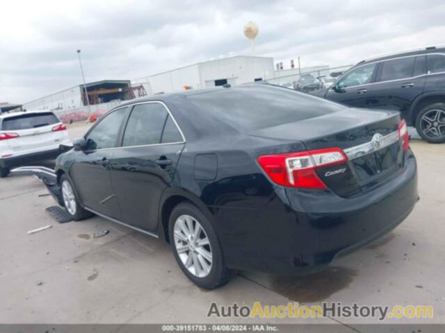 TOYOTA CAMRY XLE, 4T1BF1FK7DU648483