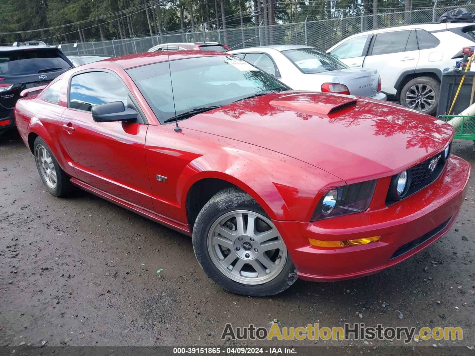 FORD MUSTANG GT, 1ZVHT82H285116646