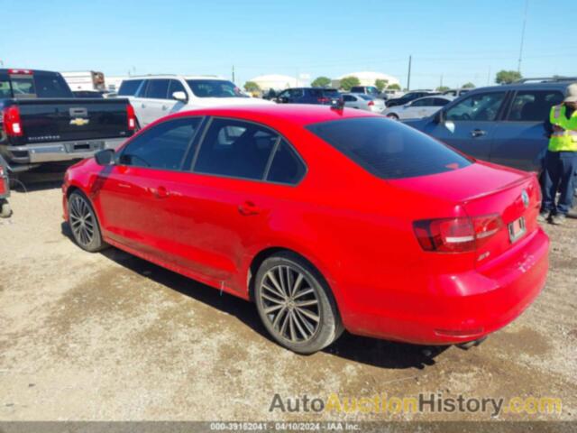 VOLKSWAGEN JETTA 1.8T SPORT, 3VWD17AJXFM420317